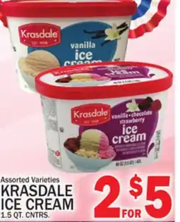 C Town KRASDALE ICE CREAM offer