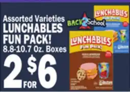 C Town LUNCHABLES FUN PACK! offer