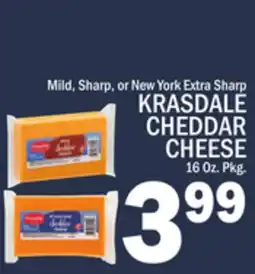 C Town KRASDALE CHEDDAR CHEESE offer