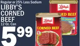 C Town LIBBY'S CORNED BEEF offer