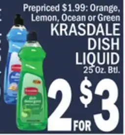 C Town KRASDALE DISH LIQUID offer