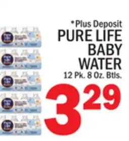 C Town PURE LIFE BABY WATER offer