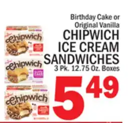 C Town CHIPWICH ICE CREAM SANDWICHES offer