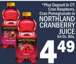 C Town NORTHLAND CRANBERRY JUICE offer