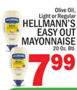 C Town HELLMANN'S EASY OUT MAYONNAISE offer