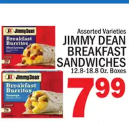 C Town JIMMY DEAN BREAKFAST SANDWICHES offer