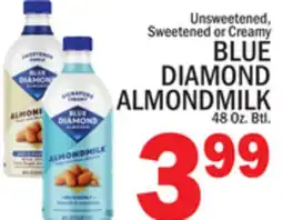 C Town BLUE DIAMOND ALMONDMILK offer
