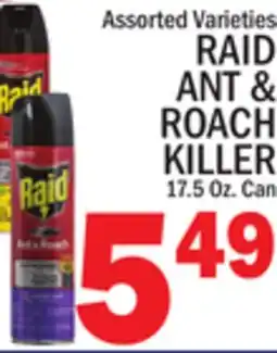 C Town RAID ANT & ROACH KILLER offer