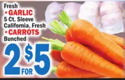 C Town GARLIC, CARROTS offer