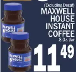C Town MAXWELL HOUSE INSTANT COFFEE offer