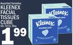 C Town KLEENEX FACIAL TISSUES CUBE offer