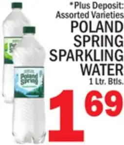 C Town POLAND SPRING SPARKLING WATER offer
