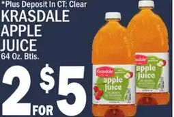 C Town KRASDALE APPLE JUICE offer