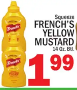 C Town FRENCH'S YELLOW MUSTARD offer