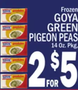 C Town GOYA GREEN PIGEON PEAS offer