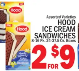 C Town HOOD ICE CREAM SANDWICHES offer