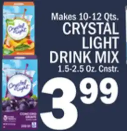 C Town CRYSTAL LIGHT DRINK MIX offer