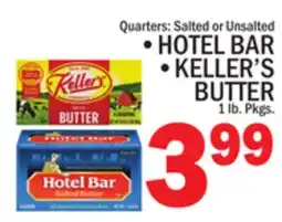 C Town • HOTEL BAR • KELLER'S BUTTER offer