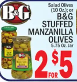 C Town B&G STUFFED MANZANILLA OLIVES offer