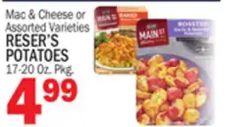 C Town RESER'S POTATOES offer