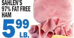 C Town SAHLEN'S 97% FAT FREE HAM offer
