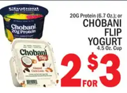 C Town CHOBANI FLIP YOGURT offer