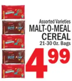 C Town MALT-O-MEAL CEREAL offer