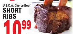 C Town U.S.D.A Choice Beef SHORT RIBS offer