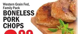 C Town BONELESS PORK CHOPS offer