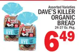 C Town DAVE'S KILLER ORGANIC BREAD offer
