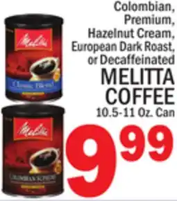 C Town MELITTA COFFEE offer