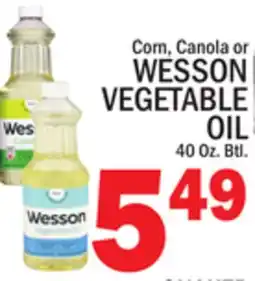 C Town WESSON VEGETABLE OIL offer
