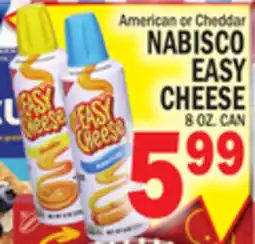 C Town NABISCO EASY CHEESE offer