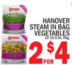 C Town HANOVER STEAM IN BAG VEGETABLES offer