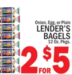 C Town LENDER'S BAGELS offer