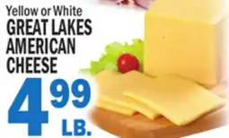 C Town Yellow or White GREAT LAKES AMERICAN CHEESE offer