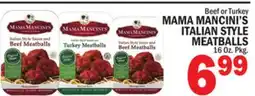 C Town MAMA MANCINI'S ITALIAN STYLE MEATBALLS offer