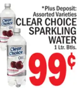 C Town CLEAR CHOICE SPARKLING WATER offer