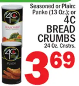 C Town 4C BREAD CRUMBS 24 Oz. Cnstrs offer
