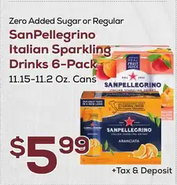 DeCicco & Sons SanPellegrino Italian Sparkling Drinks 6-Pack offer