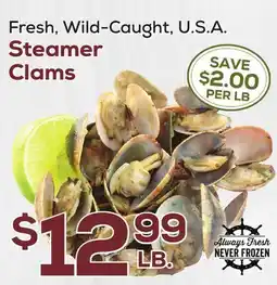 DeCicco & Sons Steamer Clams offer