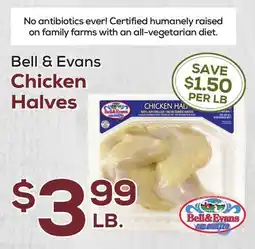 DeCicco & Sons Bell & Evans Chicken Halves offer