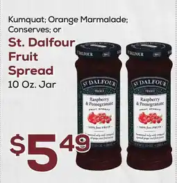 DeCicco & Sons Kumquat Orange Marmalade Conserves or St. Dalfour Fruit Spread offer