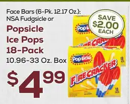 DeCicco & Sons Popsicle Ice Pops 18-Pack, 10.96-33 Oz. Box offer