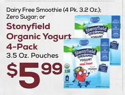DeCicco & Sons Stonyfield Organic Yogurt 4-Pack offer