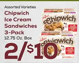 DeCicco & Sons Chipwich Ice Cream Sandwiches offer