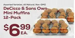 DeCicco & Sons DeCicco & Sons Own Mini Muffins offer