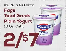 DeCicco & Sons Fage Total Greek Plain Yogurt offer