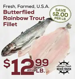 DeCicco & Sons Butterflied Rainbow Trout Fillet offer