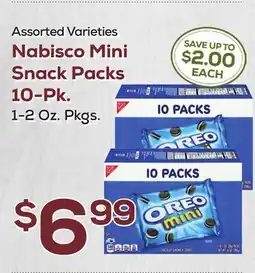 DeCicco & Sons Nabisco Mini Snack Packs offer